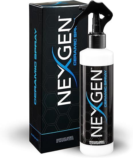 Nexgen Ceramic Spray Silicon Dioxide — Easy to Apply, Ceramic Coating Spray — Professional-Grade Protective Sealant Polish for Cars, RVs, Motorcycles, Boats, and ATVs — 8oz Bottle