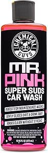 Chemical Guys CWS_402_16 Mr. Pink Foaming Car Wash Soap (Works with Foam Cannons, Foam Guns or Bucket Washes) Safe for Cars, Trucks, Motorcycles, RVs & More, 16 fl oz, Candy Scent